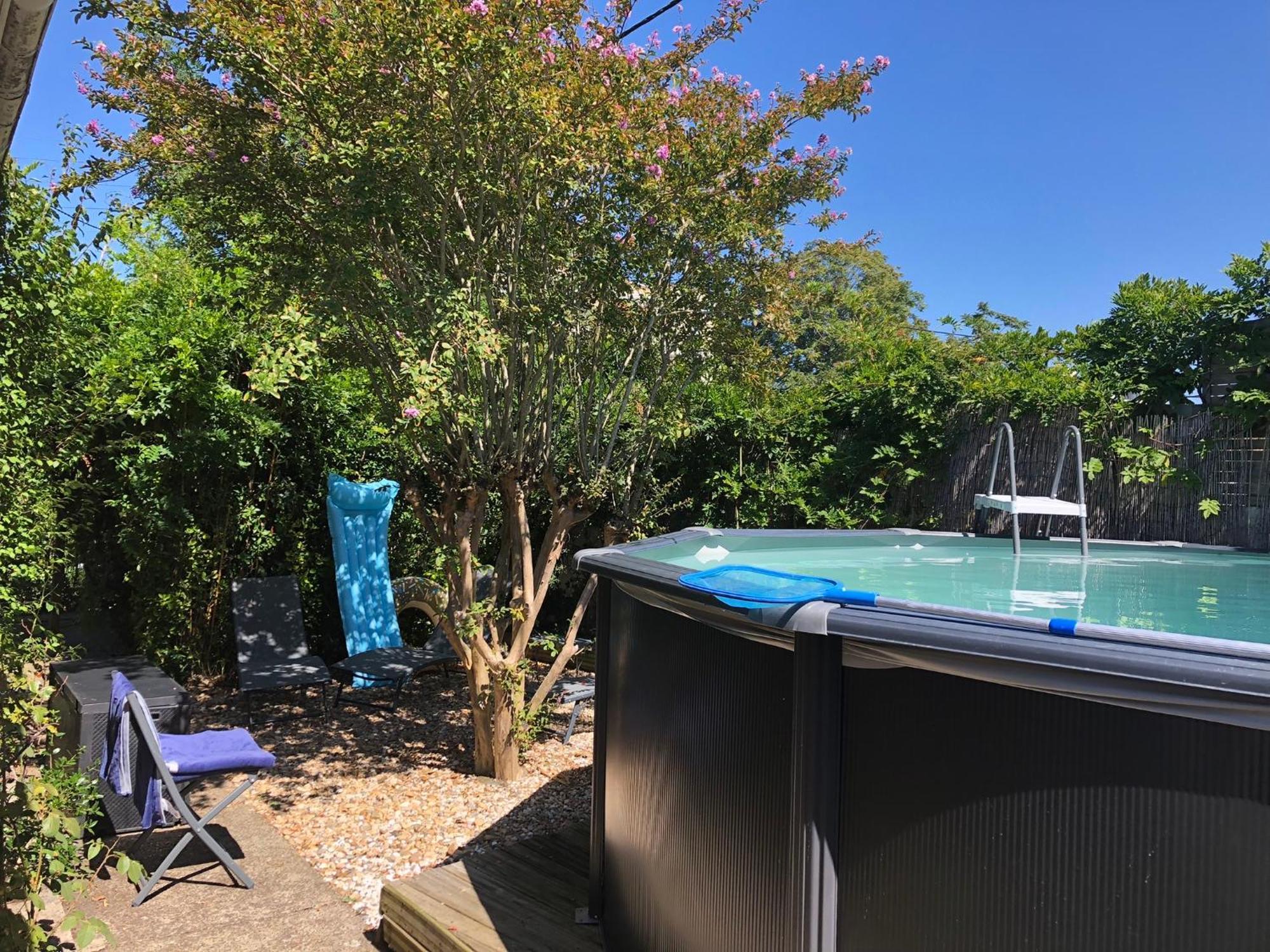 Maison A Arcachon Avec Piscine Hors-Sol Buitenkant foto